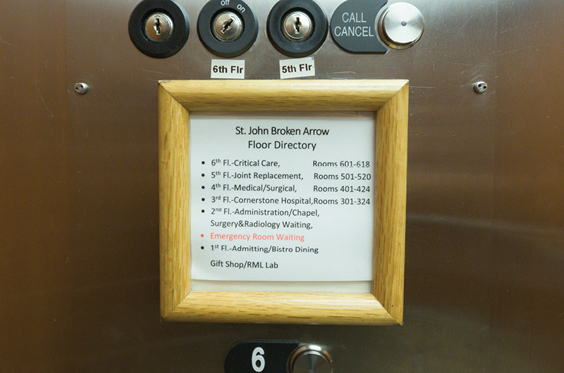Elevator directions to Broken Arrow