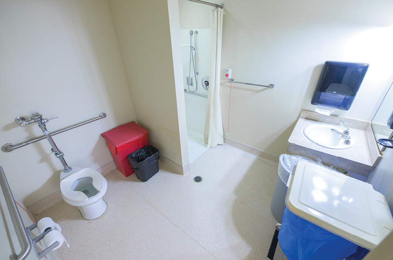 Patient restroom